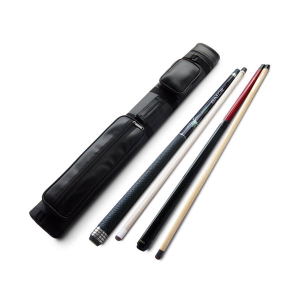 Champion Black Spider Billiard Pool Cue 21 oz, Wine Nemesis Jump and