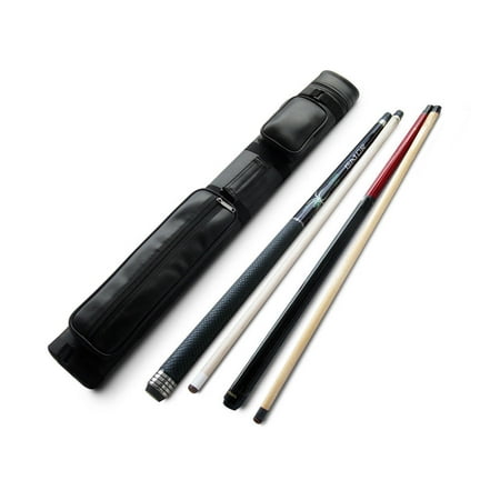 Champion Black Spider Billiard Pool Cue 21 oz, Wine Nemesis Jump and break cue 21 oz, 2X2 Black