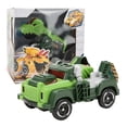 thumbnail image 1 of Juguete del coche, figuras de dinosaurios de deformación juguetes de plástico para niños modelo de dinosaurio diseñado con precisión, 1 of 8