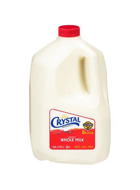 Crystal Whole Vitamin D Milk, Gallon, 128 fl oz