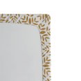 thumbnail image 3 of Ambesonne Floral Fitted Sheet, Art Geometric Flowers Leaves, California King, Ivory and Pale Brown, 3 of 5