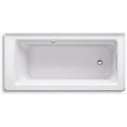 thumbnail image 3 of Kohler 1948-RAW-0 66 x 32 in. Archer Alcove Bath with Bask Heated Right Surface Drain - White, 3 of 6