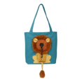 thumbnail image 1 of Outcrop Small Lion Pet Canvas Shaped Shoulder Bag Cat Dog Small Go Out Handbag, 1 of 4