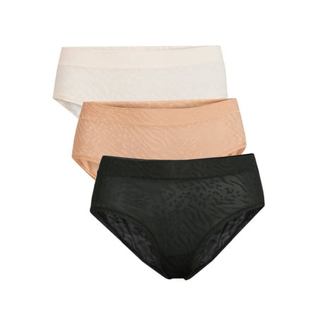 

Sofia Intimates by Sofia Vergara Women s Lace Hipster Panties 3-Pack