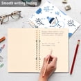 thumbnail image 4 of FORMRS 1-Subject Spiral Notebook 8" x 5" College Ruled 60 Refillable Sheet A5 Hard Cover, Simple Cartoon Snowmen, 4 of 7