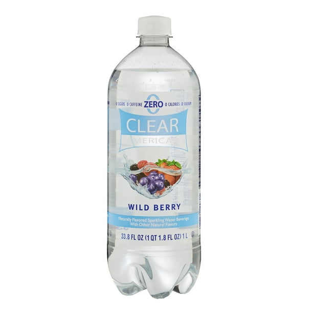 Clear American Wild Berry Sparkling Water, 33.8 Fl. Oz.