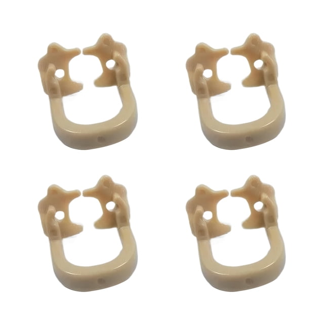 Speravity Abrazaderas de barrera de goma de resina para dientes molares Den-tal Da-m esterilizables en autoclave Clips Den-tal Da-m Material de laboratorio Grande para Molar