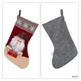 thumbnail image 5 of Xuniizn Christmas Stockings Bulk, Assorted Festive Xmas Stockings for Fireplace Mantel Decor, Traditional Holiday Ornaments, Christmas Decorations for Home, Cloth, Red, 5 of 7
