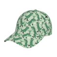 thumbnail image 2 of Baseball Cap, Dinosaurs On Roller Skater Trucker Hats Women Dad Hat For Workouts - Baseball Hat Adjustable Size, 2 of 2