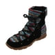 thumbnail image 2 of Botas cortas de punta redonda con cremallera lateral retro de estilo étnico de talla grande para mujer Wmkox8yii  FOPL1439, 2 of 8