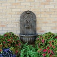 thumbnail image 2 of Sunnydaze Florence Polystone Outdoor Wall Fountain, Florentine Finish', 2 of 6