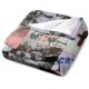 thumbnail image 3 of Manta de 50 x 40 pulgadas, diseño de portada de álbum, color rosa, ultra suave, para sofá, sillón, cama, camping, picnic, manta de viaje, regalo para mamá, papá, pareja, niña, novio, esposa, 3 of 8