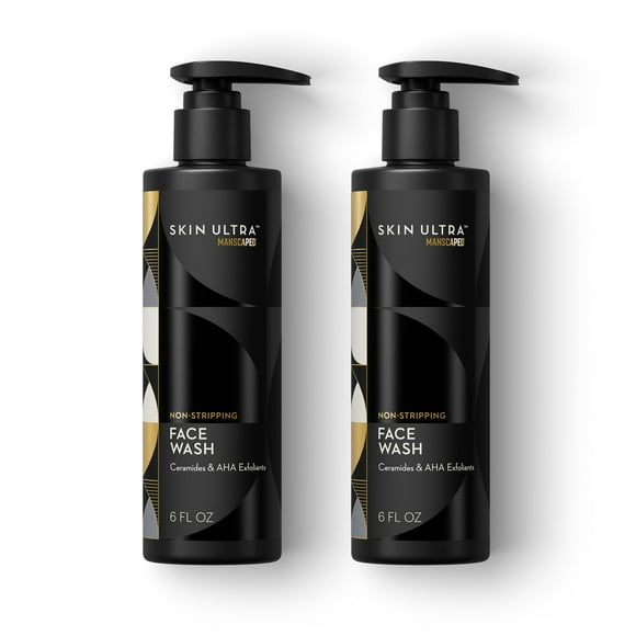 MANSCAPED Skin Ultra Face Wash 2-Pack 355 ml Exfoliante AHA