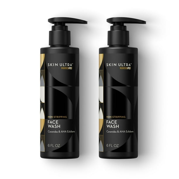 MANSCAPED Skin Ultra Face Wash 2-Pack 355 ml Exfoliante AHA