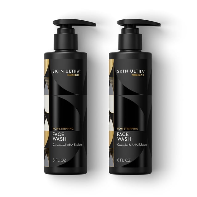 MANSCAPED Skin Ultra Face Wash 2-Pack 355 ml Exfoliante AHA