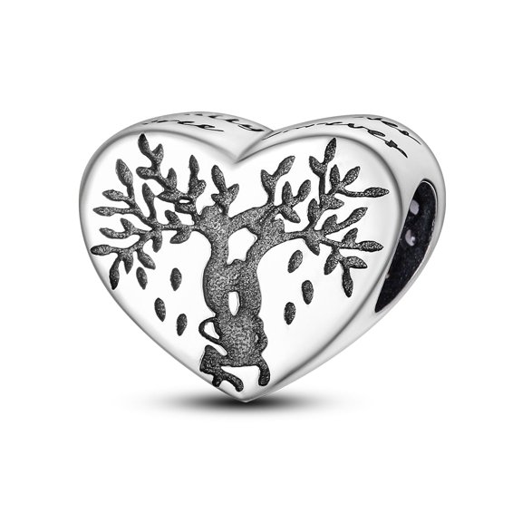 MULA 925 Sterling Silver Charm for Bracelets Necklace Ice Butterfly Dangle Charm Women Jewelry Gift