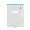 thumbnail image 2 of Raindrops 25Pack Vacuum Seal Bag For Food Preservation Zipper Design Blue White PE PA Material Microwavable, 2 of 6