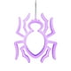 thumbnail image 2 of Luz decorativa de neón LED de Halloween | Funciona con batería USB | Brillo suave | Lámpara colgante portátil de pared o mesa | Decoración del hogar de fiesta espeluznante | 9x8 pulgadas | Blanco, 2 of 6