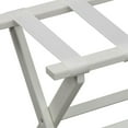 thumbnail image 2 of HomeRoots 383089 Earth Friendly White Folding Luggage Rack with White Straps, 2 of 2