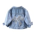 thumbnail image 2 of Children's Denim Jackets For Spring And Autumn Small Medium And Large Children's Clothing Stylish Jackets And Tops Blue, 2 of 9
