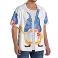 thumbnail image 2 of Naloa Autumn Funny Gnomes Men's Loose Fit Cuban Collar Short-Sleeve Shirt, Hawaiian Shirts, Mens Shirts Casual for Everyday Wear Outings-3X-Large, 2 of 5