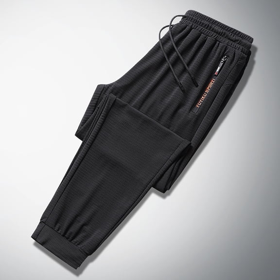 Fleece Mens Joggers With Pockets Mens Sweatpants Workout Sweatpants For Men Black XXXXXXXXL