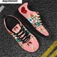 thumbnail image 1 of Doginthehole - Lindos zapatos de niña para mujer, antideslizantes, planos, informales, para correr, transpirables, con cordones, 1 of 6