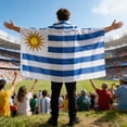 thumbnail image 4 of 2026 World Cup Fan Shawl Flag 3x5ft USA Canada Mexico Soccer Match Banner Polyester Football Scarf for Fans Theme Party Decor, 4 of 6