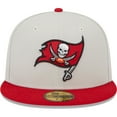 thumbnail image 2 of Men's New Era Khaki/Red Tampa Bay Buccaneers Super Bowl Champions Patch 59FIFTY Fitted Hat, 2 of 5