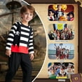thumbnail image 5 of Benylion Boys Pirate Costume Toddler Kids Pirate Costume Accessories for 5-6T Theme Party Cosplay Halloween Dress Up Outfits Set, 5 of 5