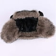 thumbnail image 3 of FAWUUDO Winter Waterproof Trapper Hat Women Men Faux Fur Hat Thermal Cap Skating Skiing Hunting Hat, 3 of 9