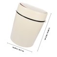 thumbnail image 2 of WASHWEPE Poubelle Rectangulaire pour Salon Design Moderne 1 Ensemble, 2 of 8