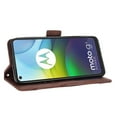 thumbnail image 5 of Case for Motorola MOTO G9 Power Cover Adjustable Detachable Card Holder Magnetic closure Leather Wallet Case - Brown, 5 of 5