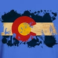 thumbnail image 3 of CafePress - Colorado Flag Dark T Shirt - Men's Classic Graphic Cotton T-Shirt, 3 of 4