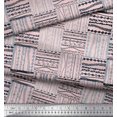 thumbnail image 3 of Soimoi Pink Poly Georgette Fabric Geometric African Print Sewing Fabric Yard 52 Inch Wide, 3 of 3