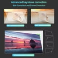 thumbnail image 6 of FLZEN MXP 1080p Home Theatre Video Projector with HDMI Cable, Gray, 6 of 13