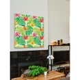 thumbnail image 2 of Marmont Hill "Tropical Pattern" by Molly Rosner Painting Print on White Wood, 2 of 7