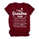thumbnail image 1 of Gibobby Playera de Manga Corta con Cuello Redondo Camiseta con cuello de letras estampadas, camisetas para mujer, blusa, túnica, camisas casuales redondas, camisetas(Vino,M), 1 of 3