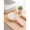 thumbnail image 3 of Litter Scoop Instant Filter Plastic Bi-Color Sifting Shovel for Clumping Cat Litter, Ergonomic Handle, Easy Clean, for Daily Use, Odor Resistant, Hanging Hole, 3 of 8