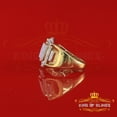 thumbnail image 3 of King Of Bling's 1.30ct Iced Out Yellow Cubic Zirconia Rectangle Fashion Ring Men's Big Size 11, 3 of 12