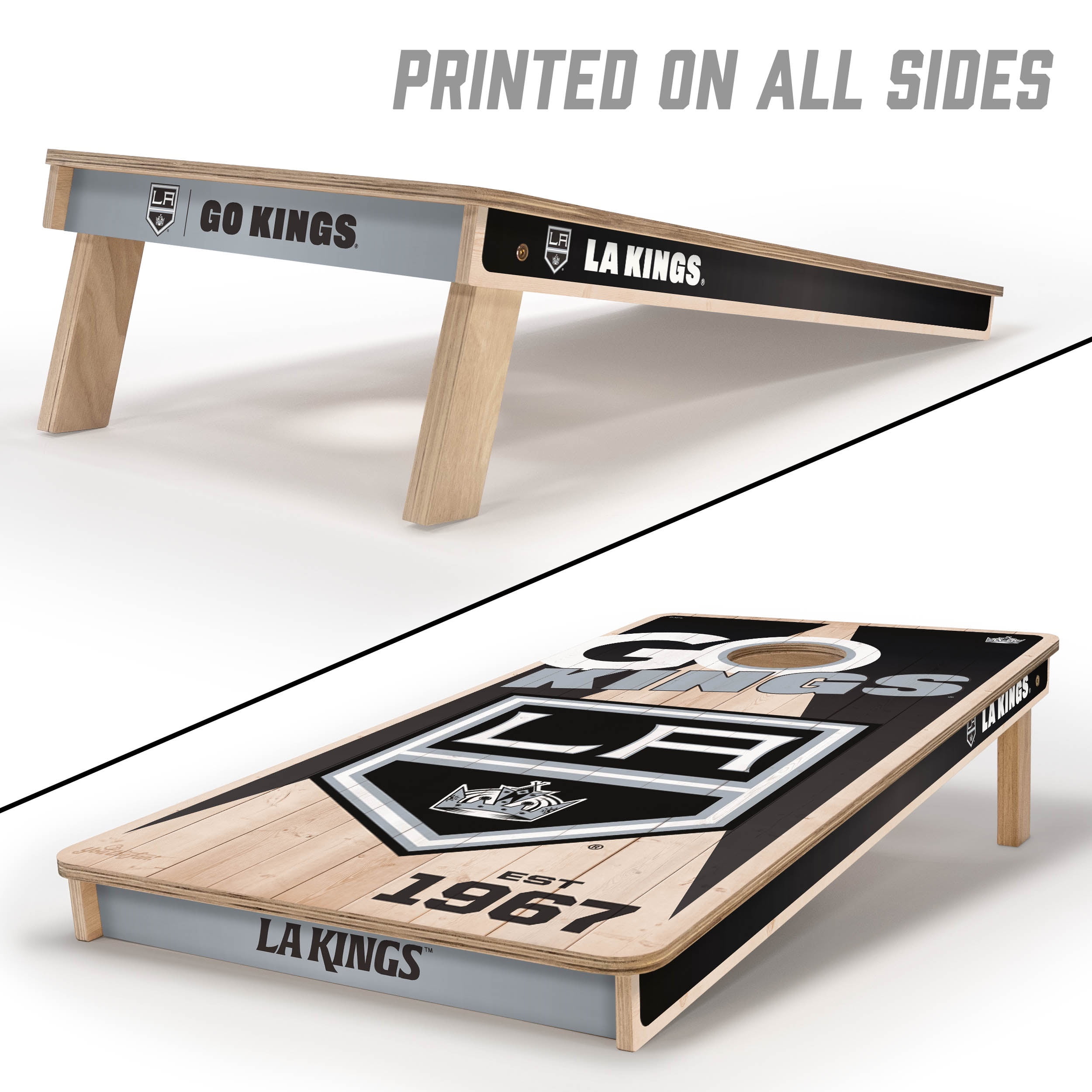YouTheFan NHLLos Angeles Kings 2' x 4' Cornhole Game No Bags