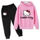 thumbnail image 3 of Conjunto de sudadera y pantalones para niño y niña, primavera y otoño, sudadera holgada, chándal, ropa para niño de 4 a 14 años, 3 of 5