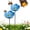 Blue, variant on Bee Watering Station for Garden, 2 Pack Ceramic Bee Water Feeder, Flower Shaped Bees Watering Station Bird Bath Water Feeder, Butterfly Drinking Cup Bees Bath Bowl Gardens Stakes, for Yard Outdoor