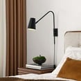 thumbnail image 3 of Modway Faye Metal Wall Sconce in Black, 3 of 10