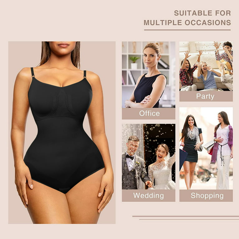COMFREE Full Elastic Body Shaper for Women Tummy Control Shapewear