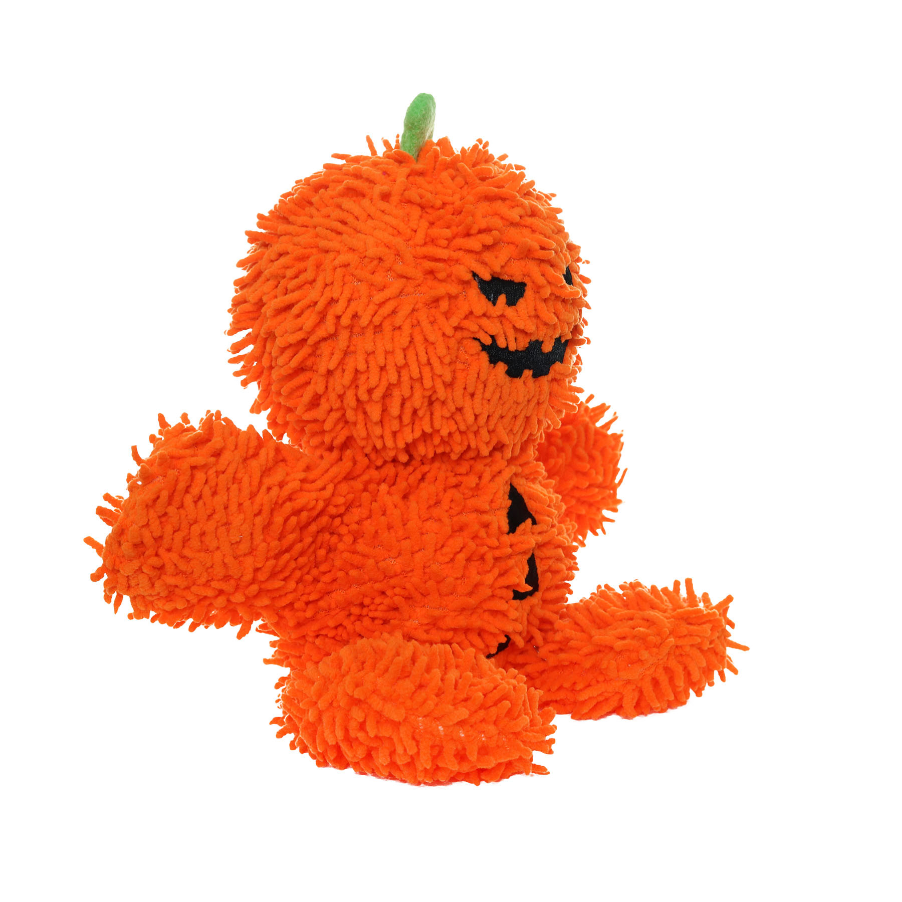 Mighty Microfiber Ball Pumpkin Man, Halloween Durable Squeaky Dog Toy