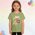 thumbnail image 4 of KAUOD Girls 100 Day of School T-Shirts Summer Soft Short Sleeve Tees Tops Kids Toddler School Cute Graphic Shirt Clothes, 4 of 4