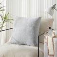 thumbnail image 2 of Mainstays Tip Dye Faux Fur Decorative Pillow, Grey, 20" x 20", 1 each, 2 of 7