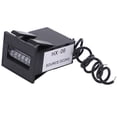 thumbnail image 2 of Pulse Counter, Electromagnetic Counter 6 Digits Pulse Counter Electronic Industrial Totalizer With No Clear Function HX 06, Frequency Counters, 2 of 8