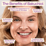 Tree To Tub Bakuchiol Face Serum - Gentle Hydrating Retinol Alternative for Fine Lines & Wrinkles with Hyaluronic Acid & Peptides for All Skin Types